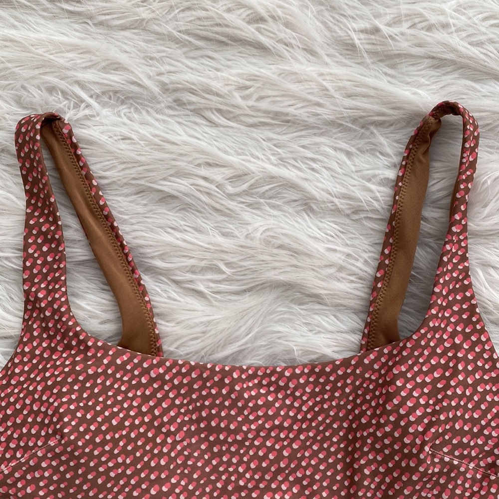 Aerie | Polka Dot Wide Strap Scoop Bikini Top - Picture 4 of 11